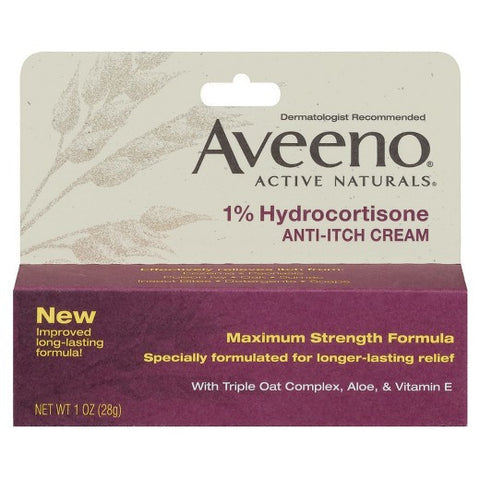 Aveeno Active Naturals Anti-itch Cream 1%