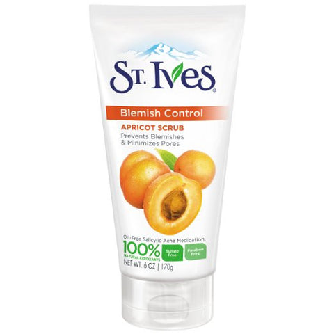 St. Ives Naturally Clear Blemish and Blackhead Control Scrub, Apricot 6 Ounce
